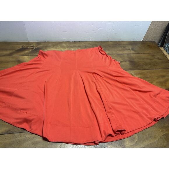 Maeve Anthropologie Burnt Orange High Empire Waist Abroad Godet Dress XS - Picture 8 of 11